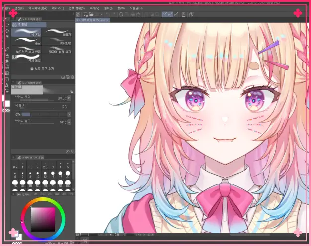 ImageSlide<b><font color=#FF2365>Step 2</font> <br><b>클립스튜디오 신기능으로<br>
쉽고 편리하게 일러스트 그리기</b></span></b>