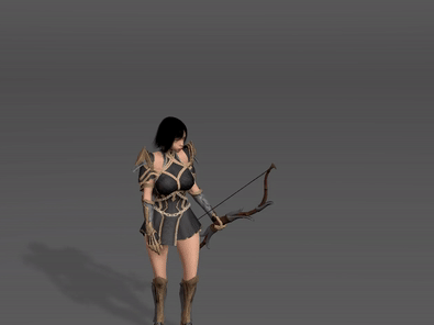 ImageSlide<font color=#D1D0CF> <b> 06. bow_attack </b></font>