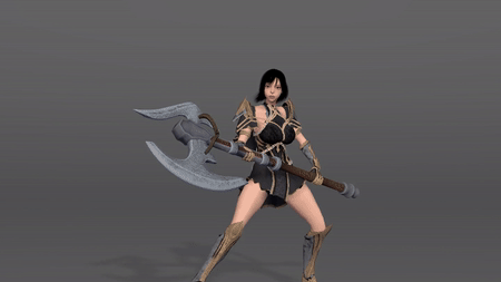 ImageSlide<font color=#D1D0CF> <b> 09. axe_combo attack </b></font>