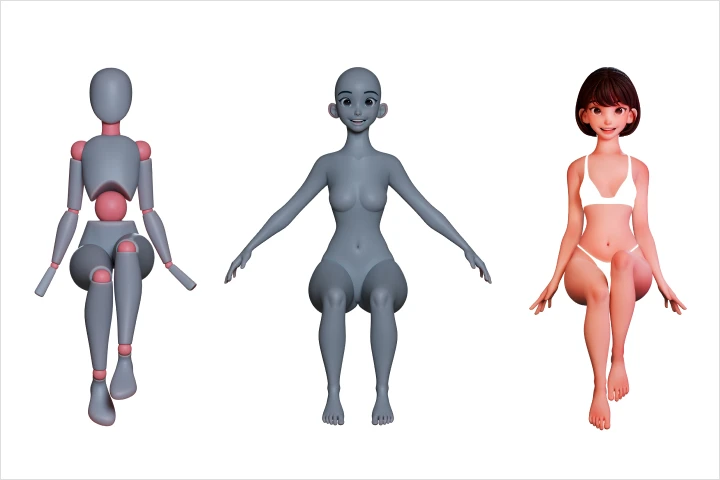Coloso 3D Artist Minjeong Shin Exercises