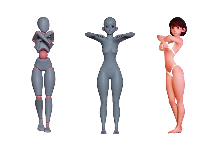 Coloso 3D Artist Minjeong Shin Exercises
