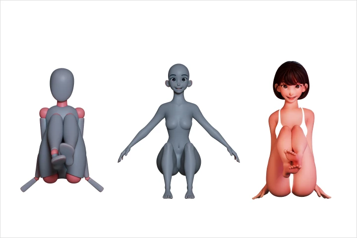 Coloso 3D Artist Minjeong Shin Exercises