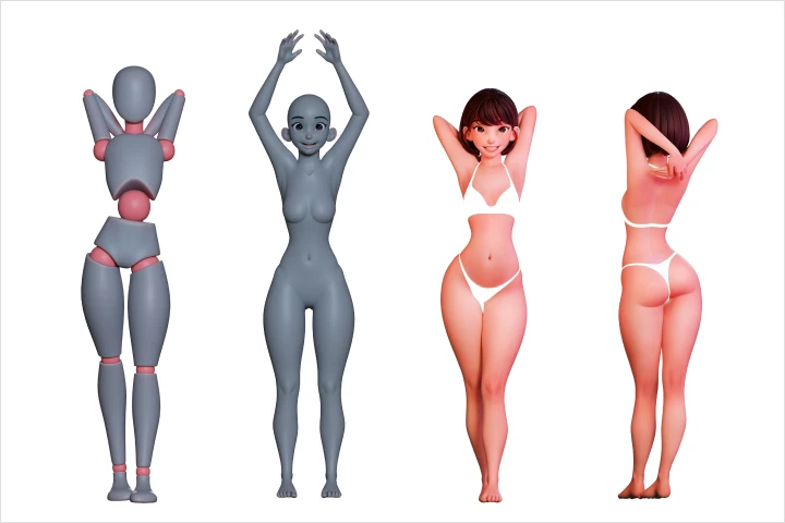 Coloso 3D Artist Minjeong Shin Exercises