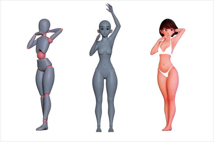 Coloso 3D Artist Minjeong Shin Exercises