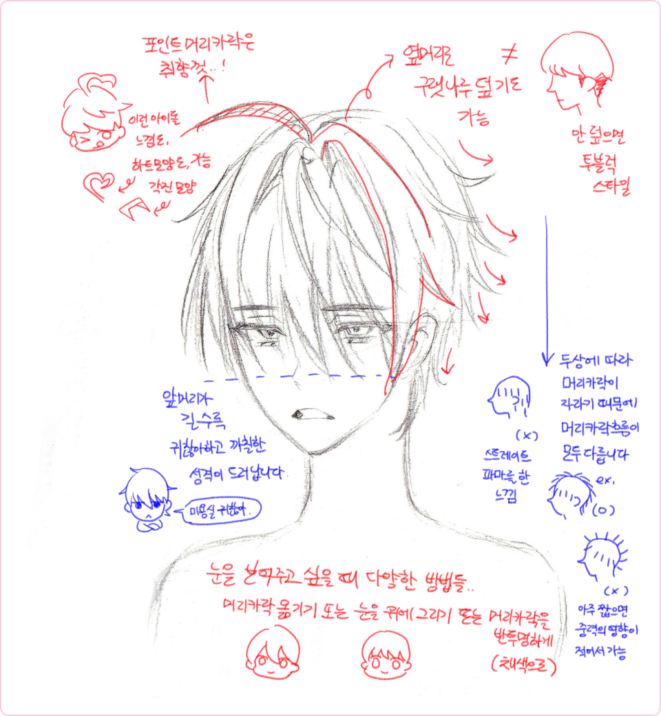 ImageSlide<b style="color:#000;">미소년 캐릭터 숏컷 헤어스타일</b>