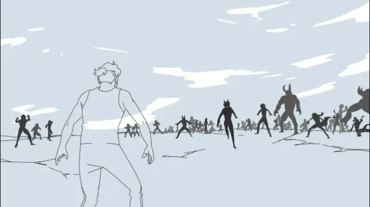 Coloso DALRI Conquering Anime Style Action Scene from A to Z