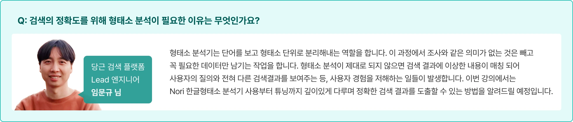 당근 검색 플랫폼, 검색 플랫폼, 검색 엔지니어, 형태소 분석기, nori, 한글 형태소 분석기, 튜닝