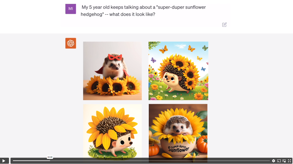 과거보다 구체적인 프롬프트 입력 없이도 ChatGPT와 통합된 달리는 한국어 지원을 통해 쉽고 간편하게 원하는 이미지를 생성할 수 있습니다.