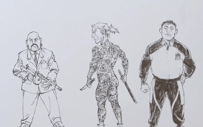 Detailed Drawings of "Gang" Characters by Country