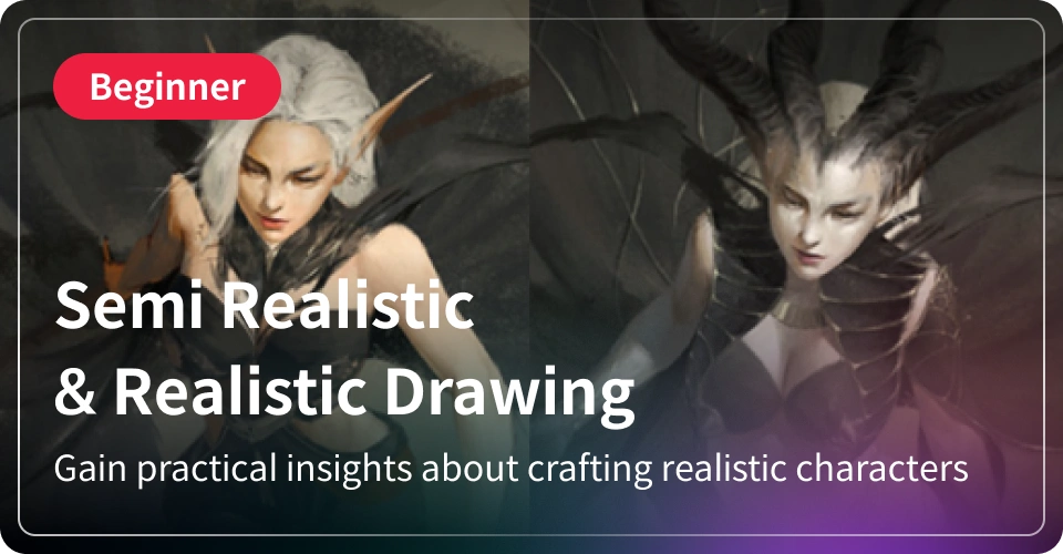 Semi Realistic & Realistic Drawing-Beginner