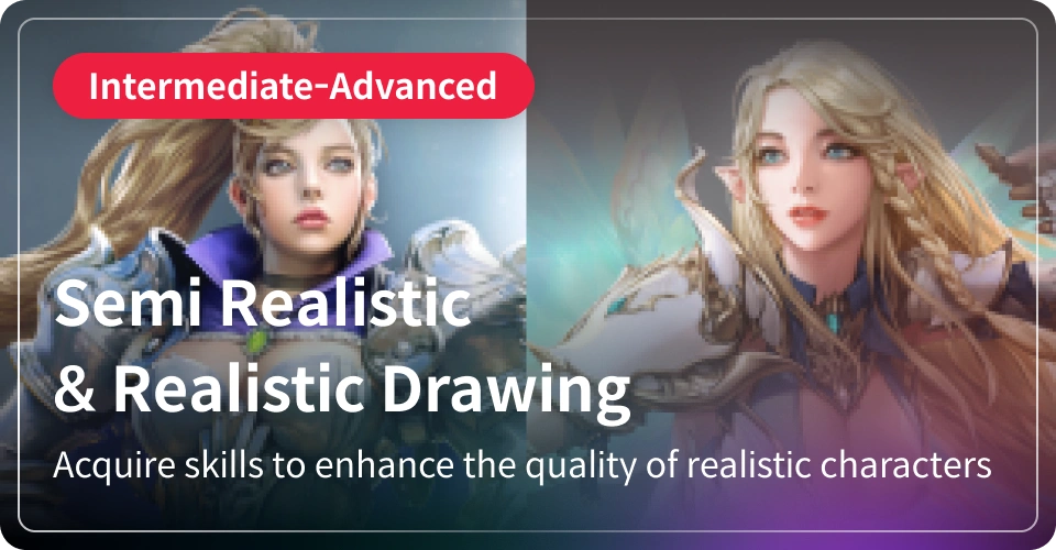 Semi Realistic & Realistic Drawing-Intermediate-Advanced