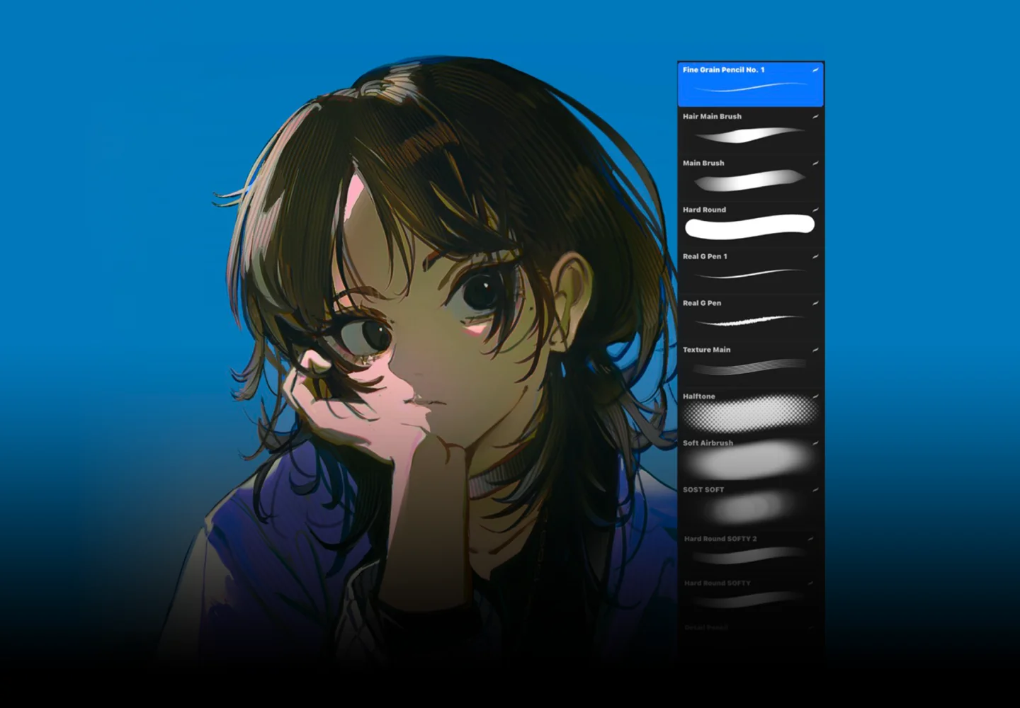 アセット] 表現の幅を広げるためのカスタムブラシ54種 | コロソ.