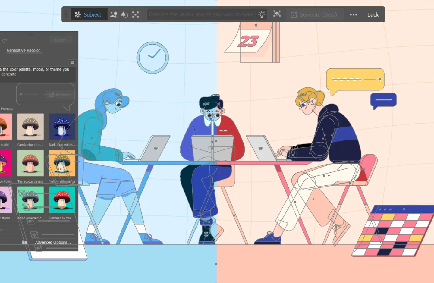 ImageSlide<span style="color:#40138A; opacity:1; letter-spacing:-0.2px; margin-top: 0px; display: block;">
<b>|</b> <font color = #282828>Adobe firefly 색상 변경 - AI
</font>