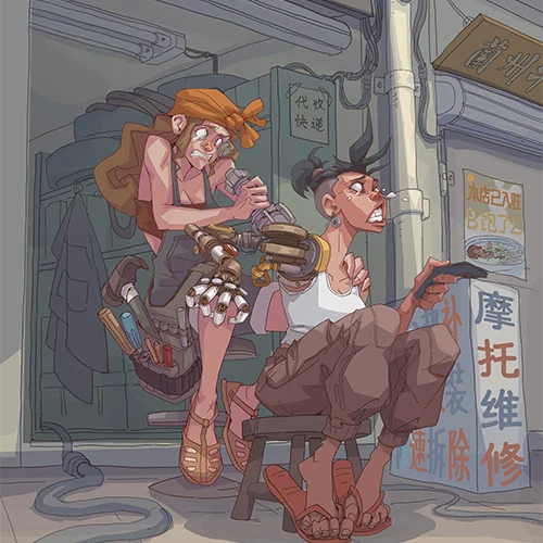 Coloso Concept Artist, Yishu Ci