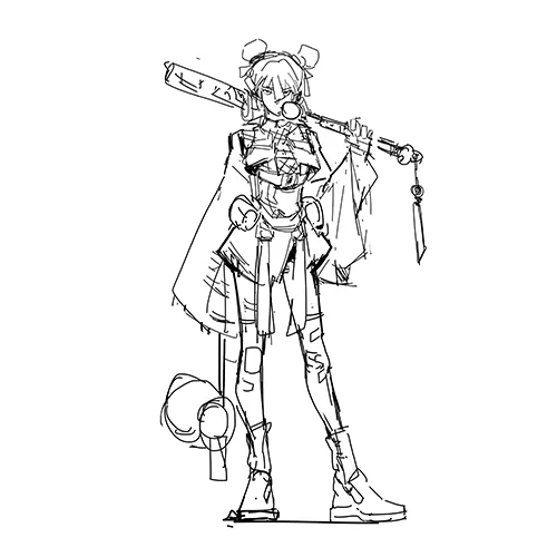 Coloso Concept Artist, Yishu Ci Exercises