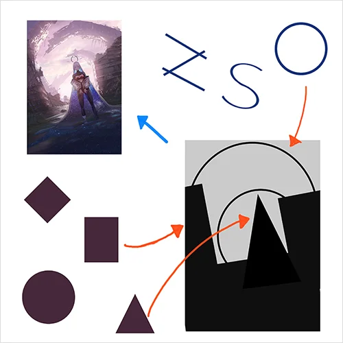 Illustrator, Gyoukan example