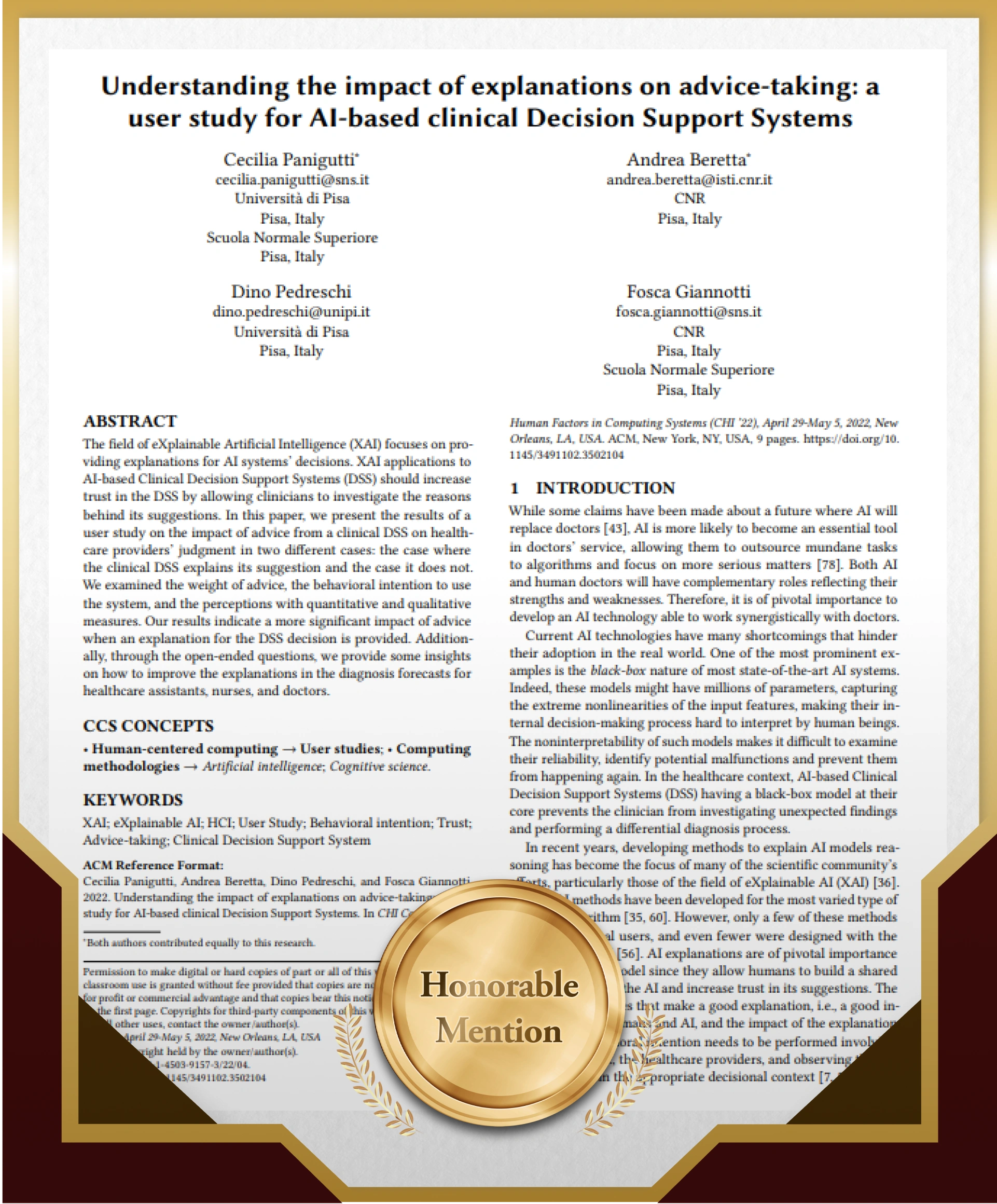 ImageSlide<b>| 논문 제목 |</b>
<br>
<font color=#333333> 
A user study for AI-based clinical Decision Support Systems
</font>