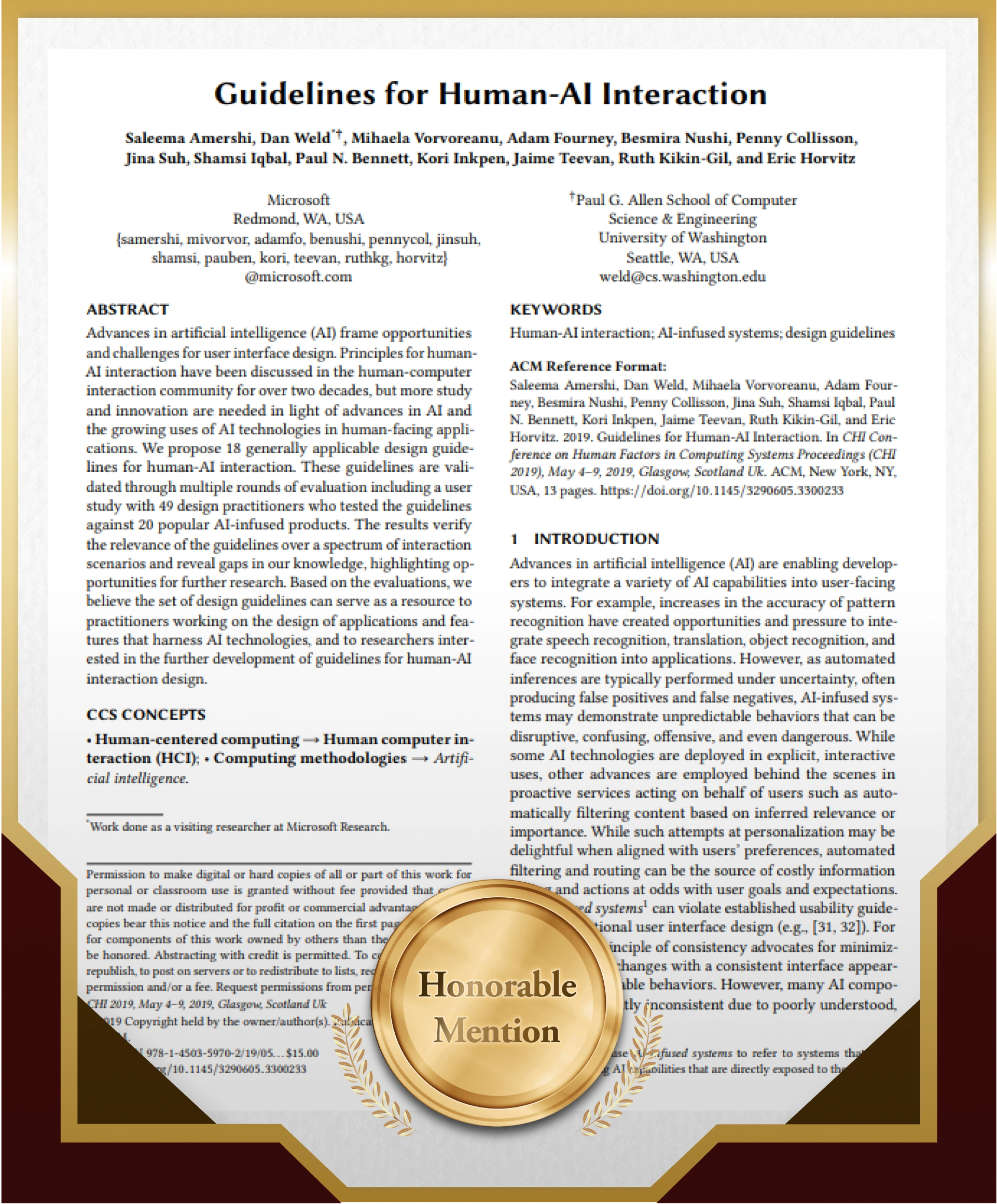 ImageSlide<b>| 논문 제목 |</b>
<br>
<font color=#333333> 
Guidelines for Human-AI Interaction
</font>