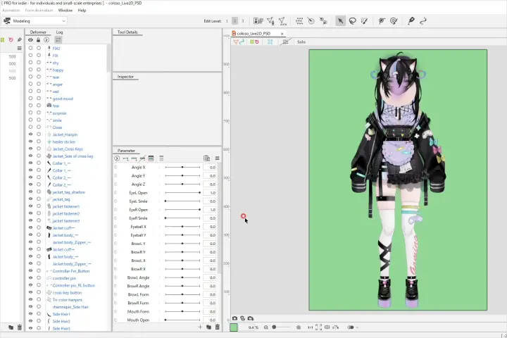 Coloso Live2Dデザイナー fumi