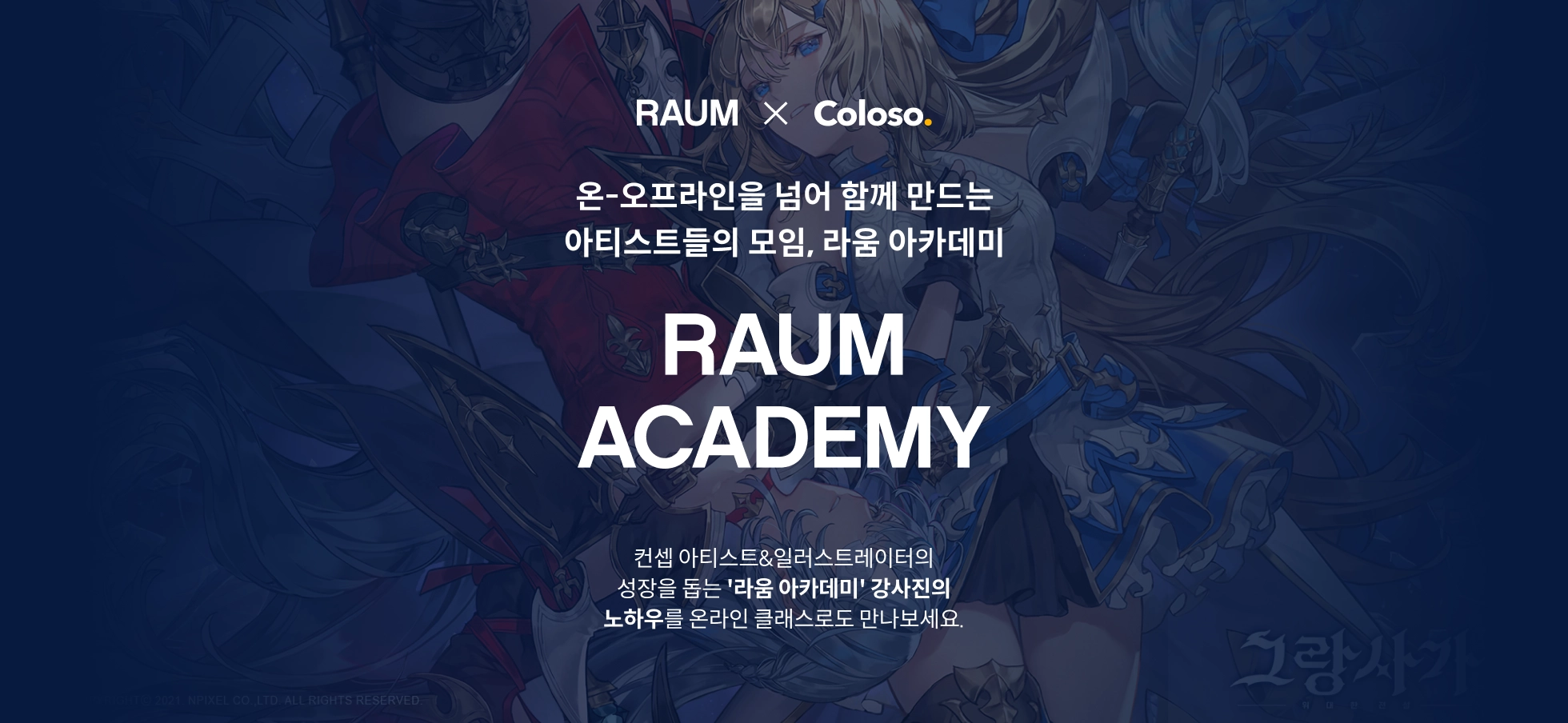 라움 아카데미 배너