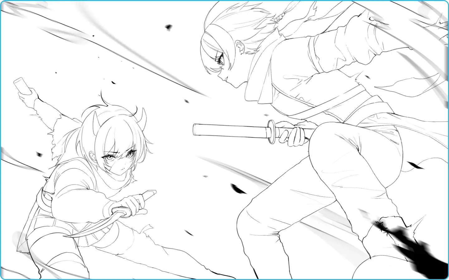ImageSlide<b><span style="color:#69B2FF;">SKILL 05. 전투하는 캐릭터</b></span>