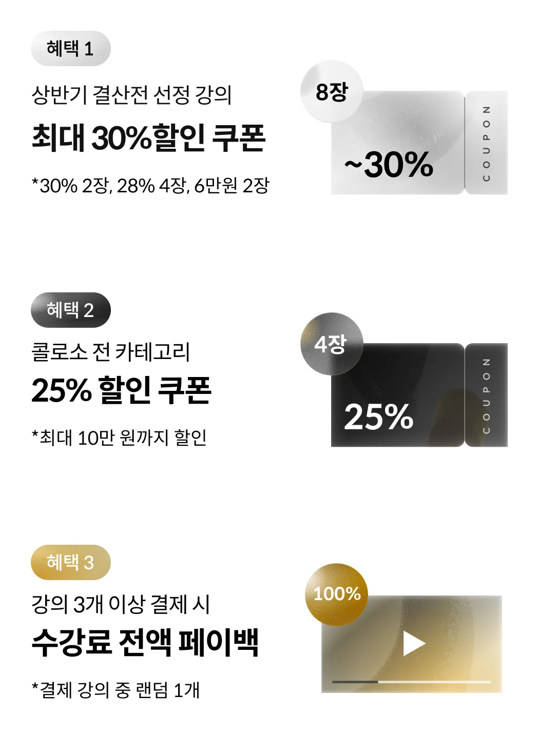 콜로소 프로모션명 혜택