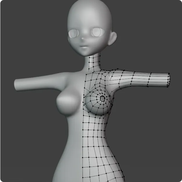 ImageSlide<b> 스컬핑을 통한 캐릭터 인체 모델링 입문  </b>