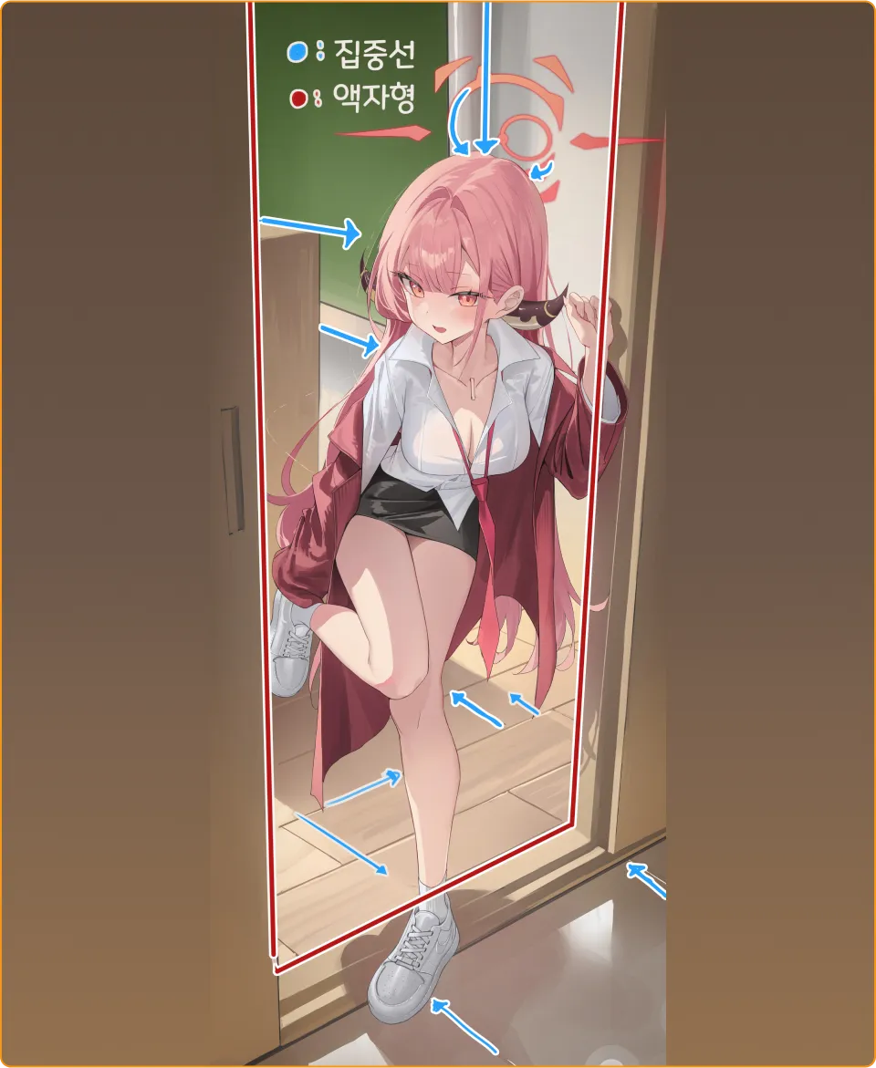 ImageSlide<b> 캐릭터를 집중시키는 방법 </b> 