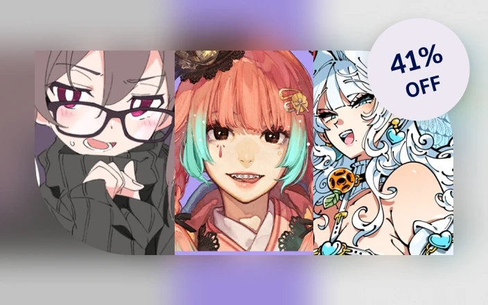 女性カジュアルキャラクター