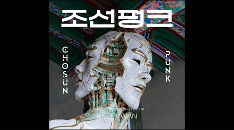 ImageSlide<div style="text-align: center;">     <span style="color:#fff;">초현실 AI 아트웍 ‘조선펑크’</span> </div>