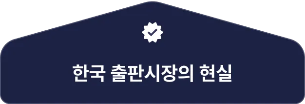 ImageSlide<span style="color:#D6D7DE;">
보수적인 성격의 출판시장이 변하고 있습니다.
매일 새로운 마케팅 방식이 생겨나고 있죠. 시장에서 살아남으려면 기존의 방식과 최근 트렌드의 적절히 병합이 필요합니다.
</span>