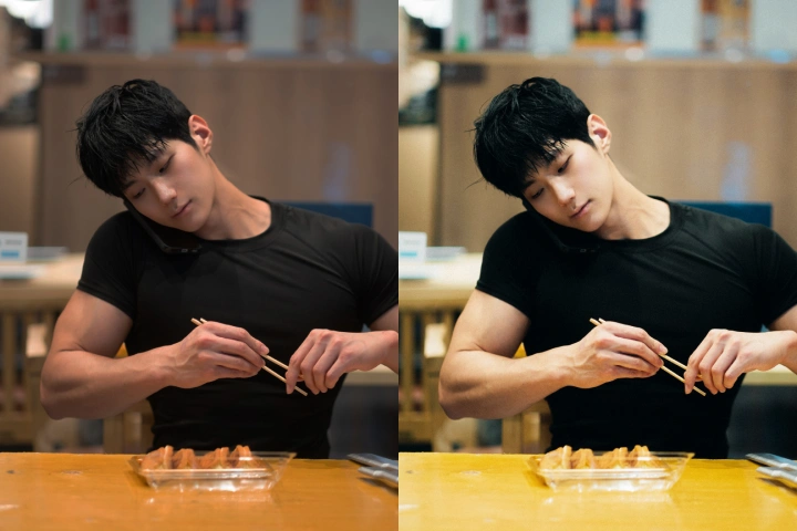 몇 번의 터치로 완성하는 보정 프리셋 5종