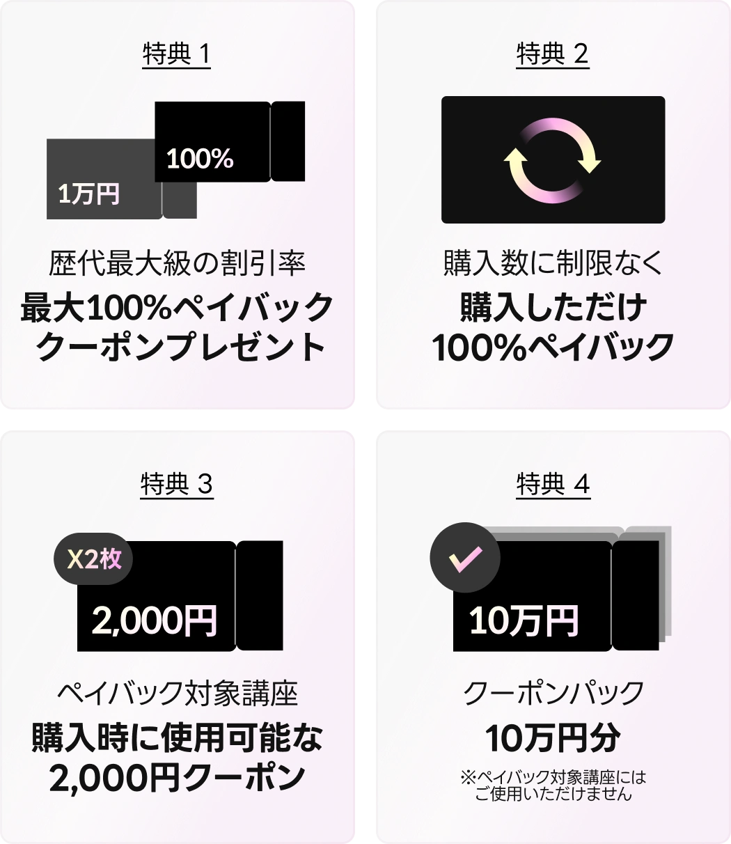 💰100%ペイバックイベント(~1/5)💰 | コロソ 