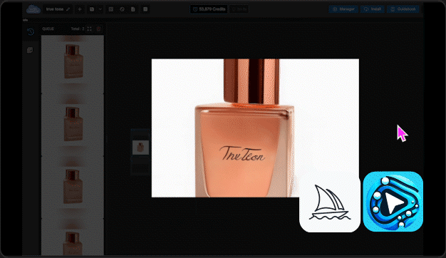 ImageSlide<span style="color:#fff;font-weight:bold;">미드저니로 생성한 ‘제품’ Comfy UI로 360도 회전</span>