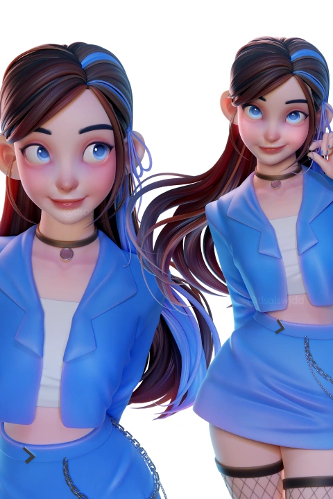 콜로소 3D 캐릭터 아티스트 신민정 포트폴리오