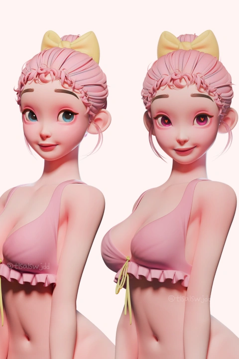 콜로소 3D 캐릭터 아티스트 신민정 포트폴리오