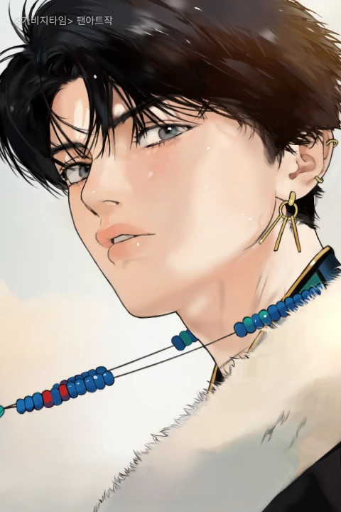  콜로소 일러스트레이터 꾸시 드로잉 이미지