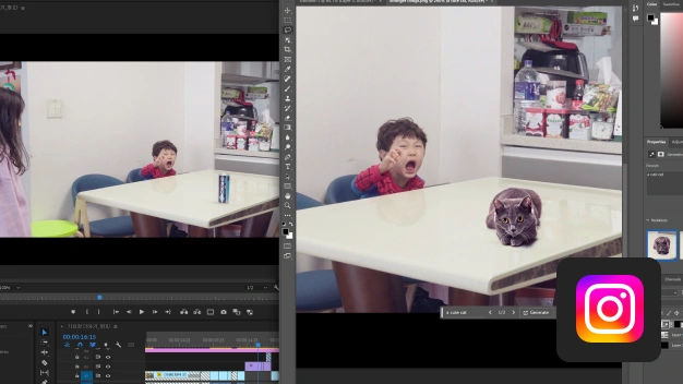 ImageSlide<span style="color: #ffffff; font-weight: bold; text-align: center; display: block;">AI를 활용하여 인스타 영상 제작</span>