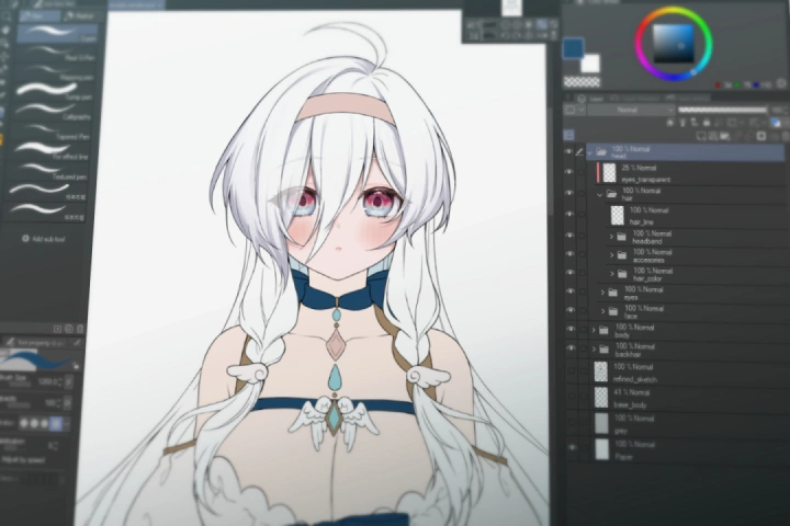 Live 2D Illustration and Model