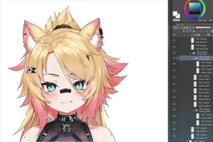 Live 2D Illustration and Model