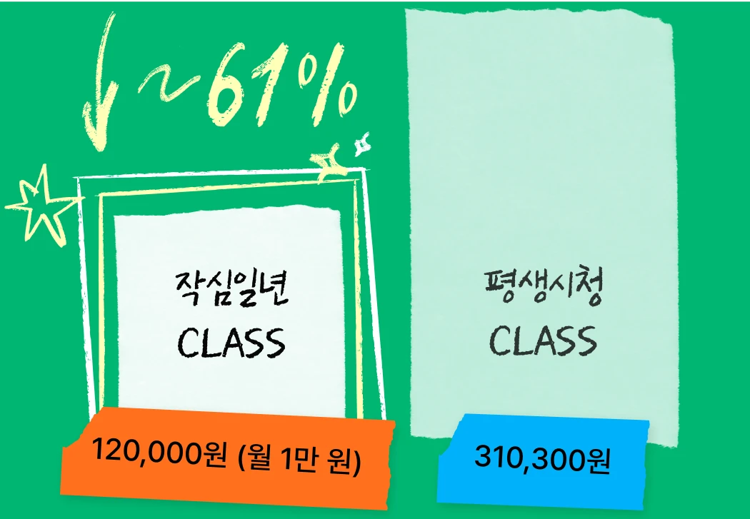 콜로소 작심일년 새해특가 기간제 강의