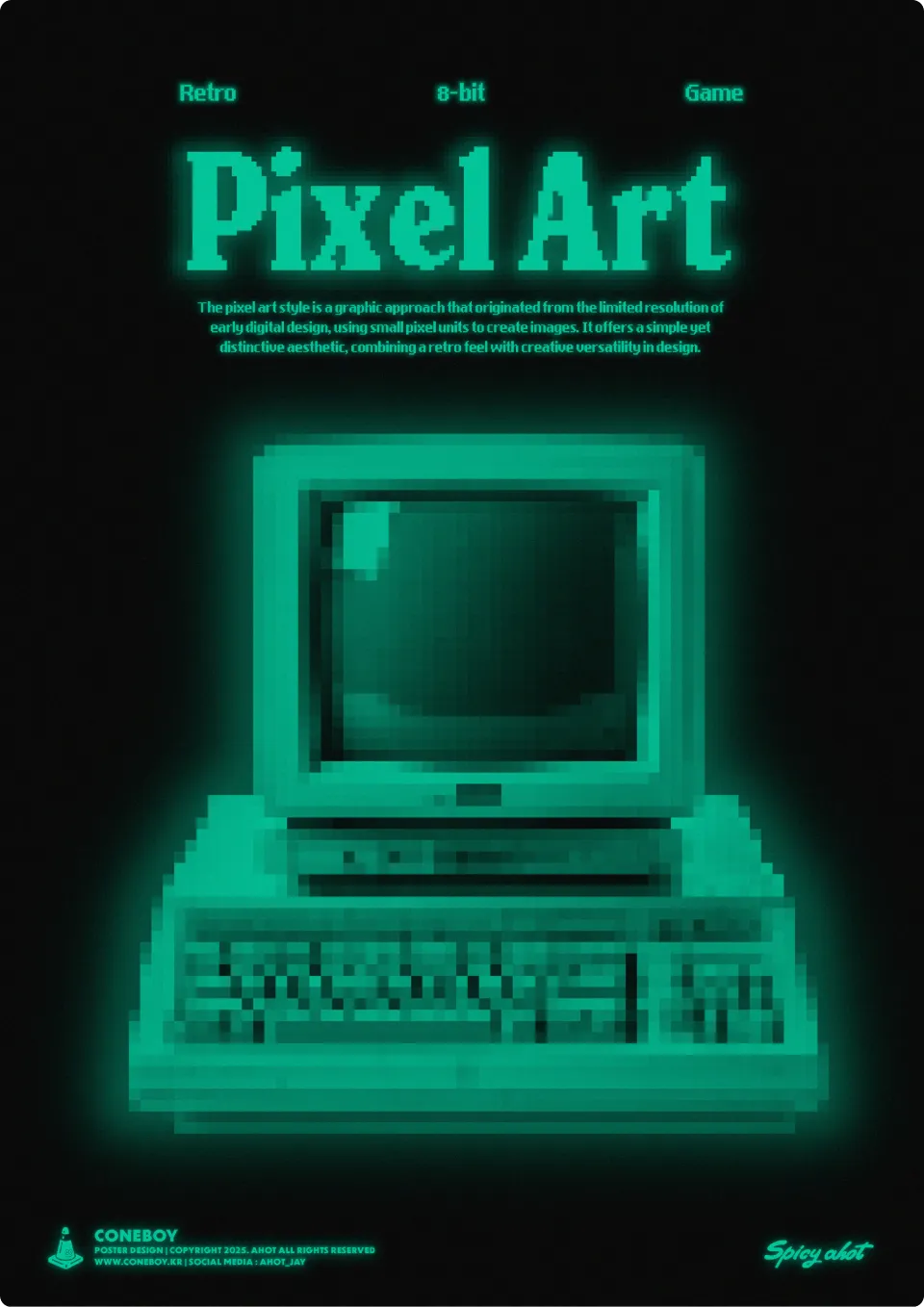 ImageSlide<b> 픽셀아트 스타일 포스터 </b>