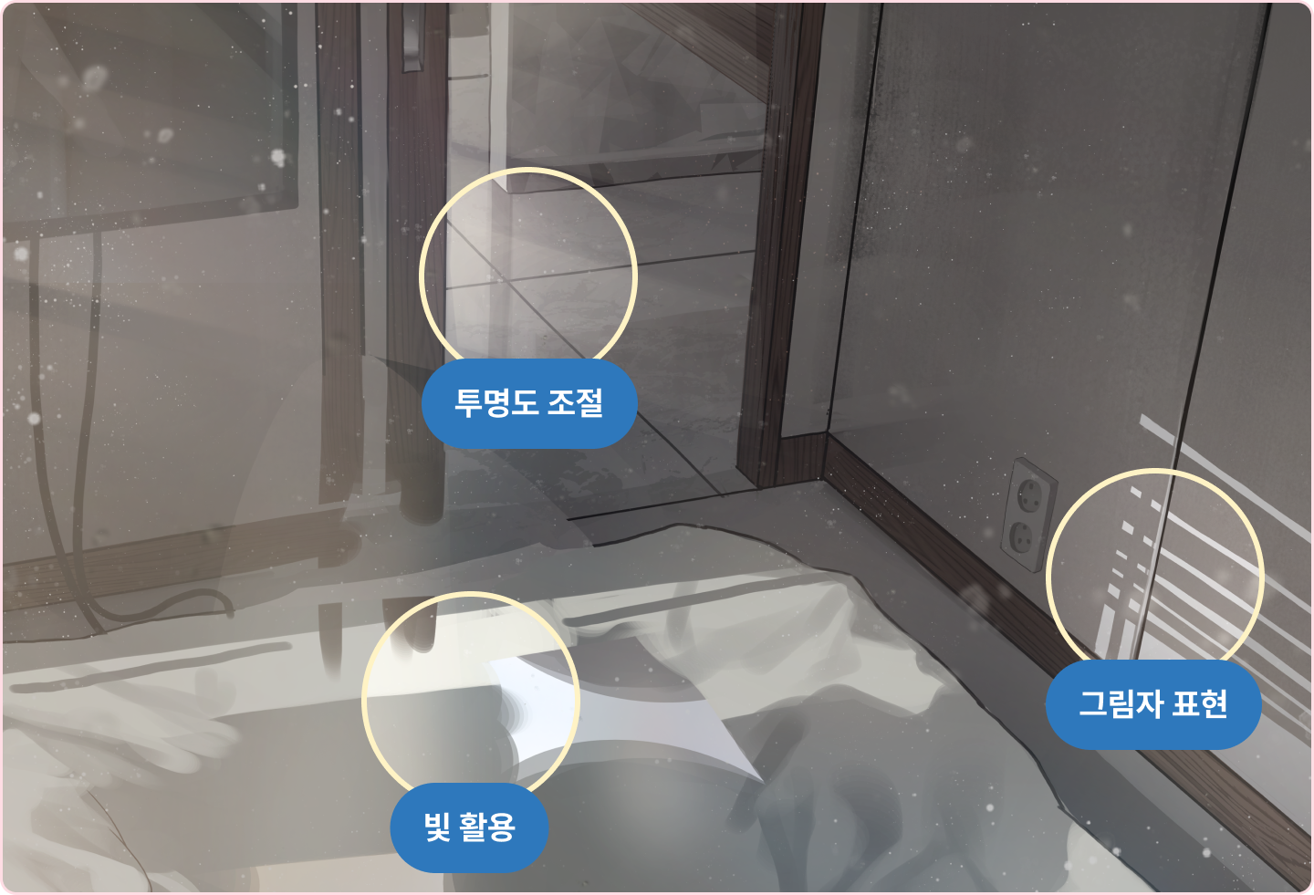 ImageSlide<b>배경 연출을 위한 묘사 테크닉</b>