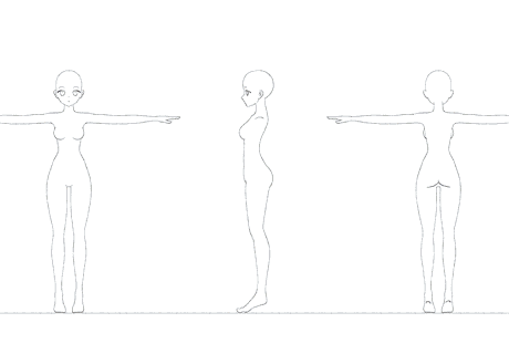 ImageSlide<b><span style="font-size: 14px; color: #fff; text-align: center; display: block;"> 초보 모델러를 위한<br> 참고용 3D 캐릭터 삼면도</span></b>