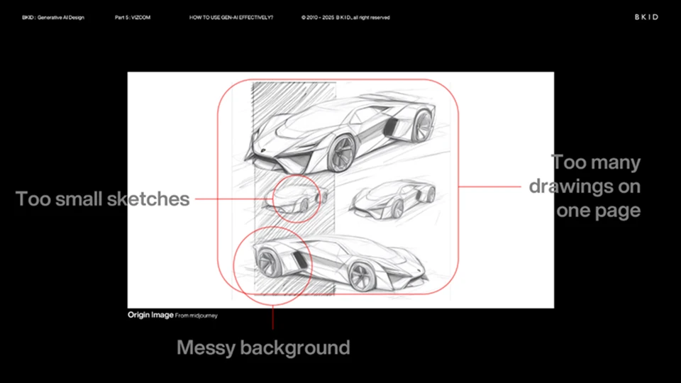 ImageSlide<b>Sketch to Rendering 에 효과적인 스케치 가이드라인 공유</b>