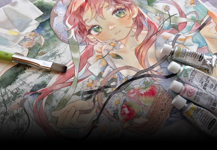 今日から始める！アナログ透明水彩イラスト | コロソ.