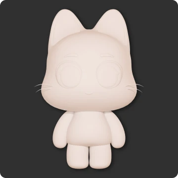 ImageSlide<b><span style="color: #FF5241;">Day 48</span><br>고양이 캐릭터 모델링</b>