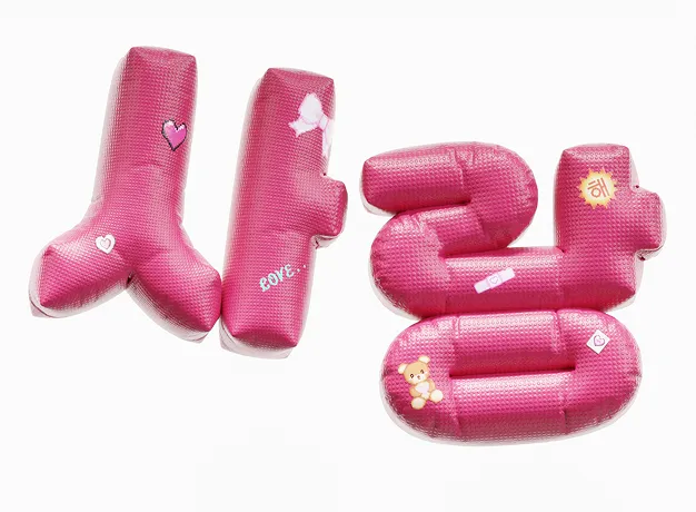 ImageSlide<div style="text-align: center;">  <b>  부피감이 돋보이는 풍선 텍스처  </b> </div>