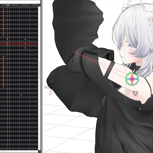 MMD 아티스트 블루베리볶음밥P 강의 예제