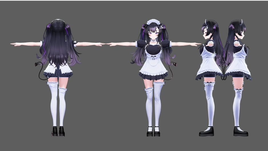 ImageSlide문모모 <메이드카페> 의상 모델링